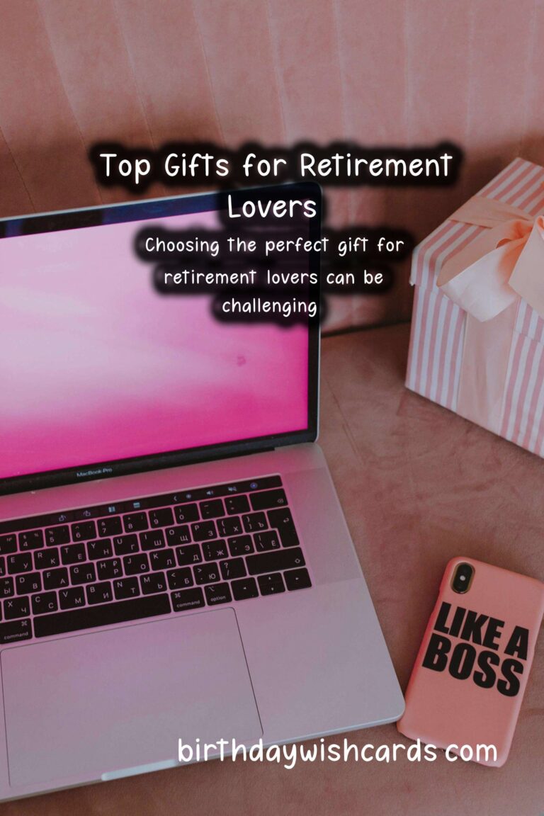 Top Gifts for Retirement-Lovers: Celebrate Their New Chapter