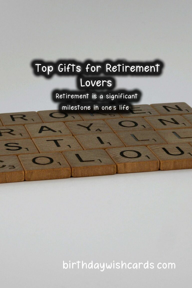 Top Gifts for Retirement-Lovers: Celebrate Their New Chapter