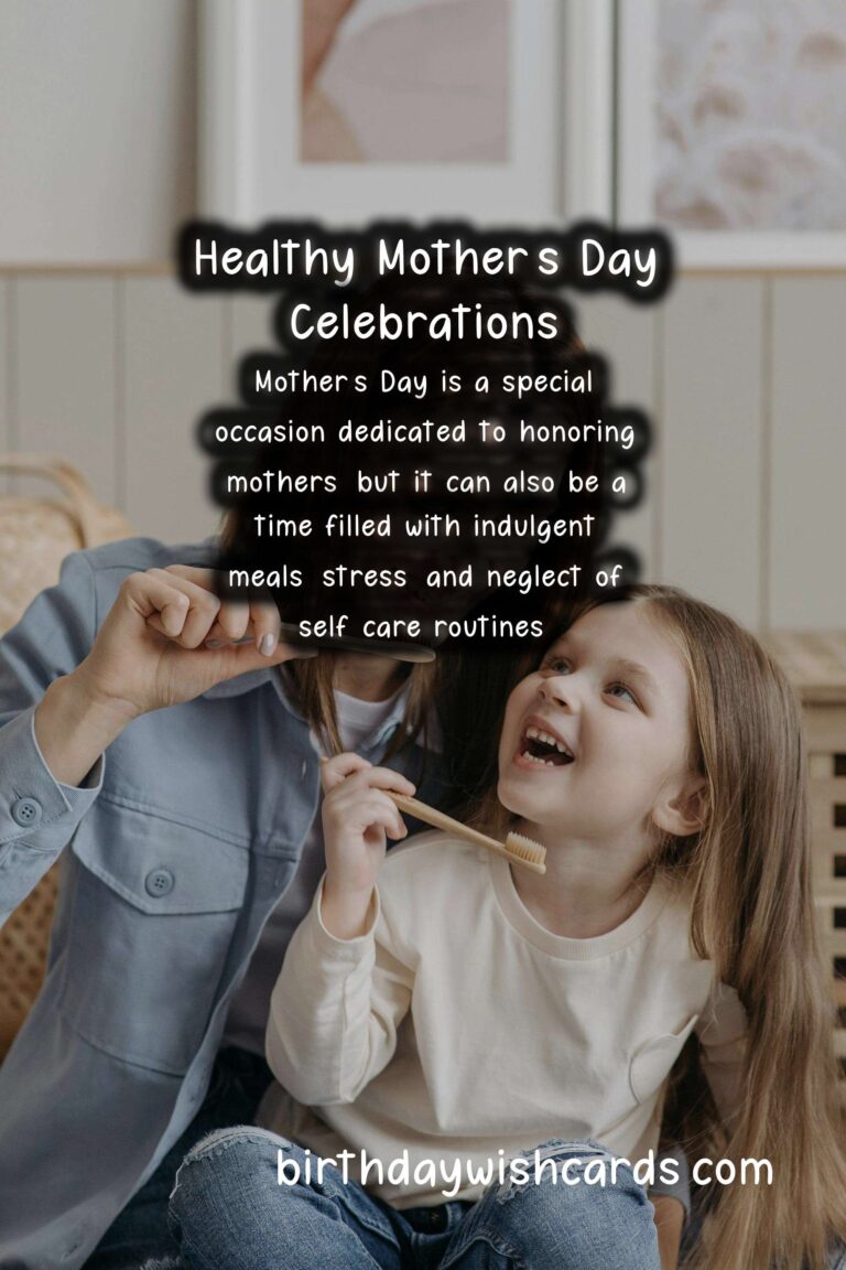Top Tips for Maintaining Health During Mother's Day Celebrations