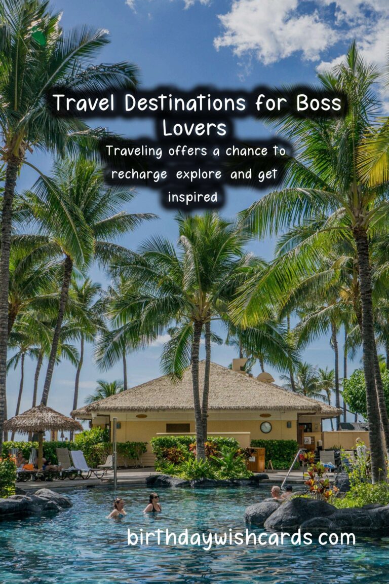 Top Travel Destinations for Boss Lovers