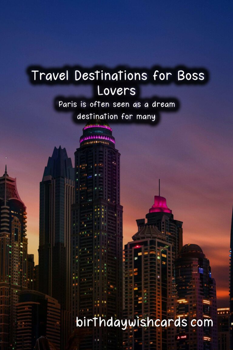 Top Travel Destinations for Boss Lovers