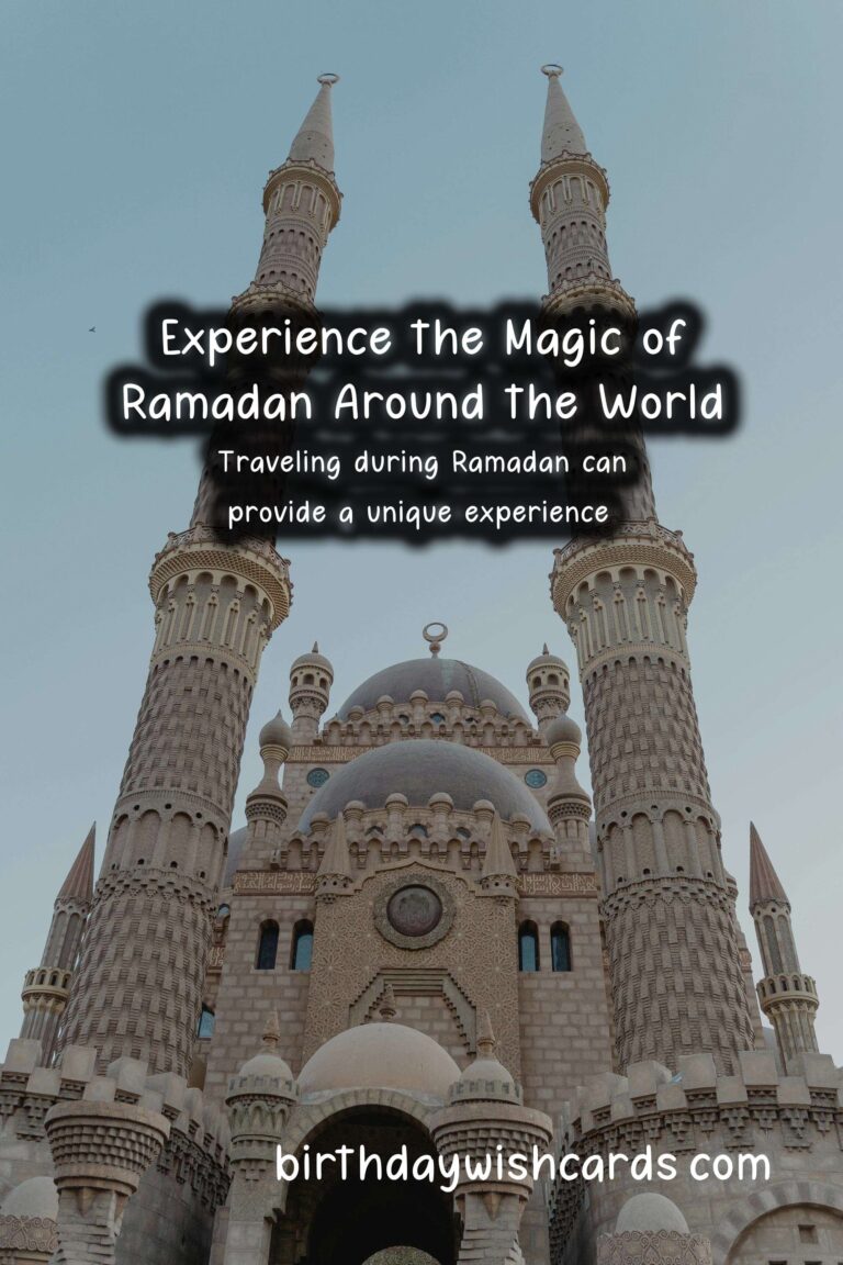 Top Travel Destinations for Ramadan Lovers