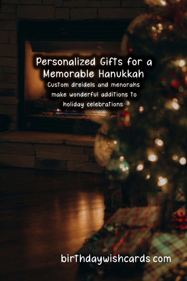 Unique Personalized Gifts for Hanukkah Lovers