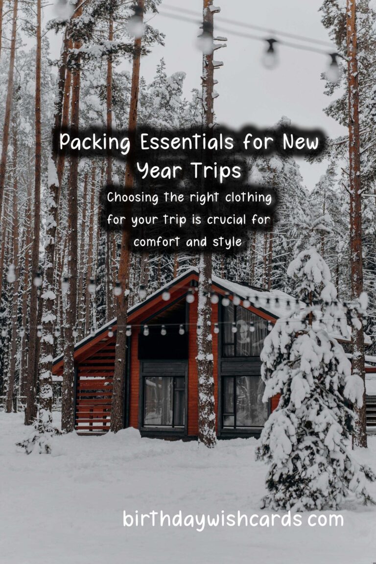 What to Pack for New Year Trips: The Ultimate Guide