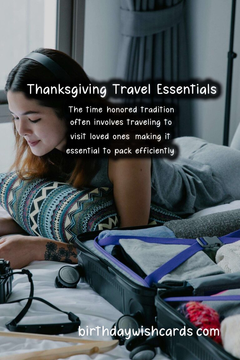 What to Pack for Thanksgiving Trips