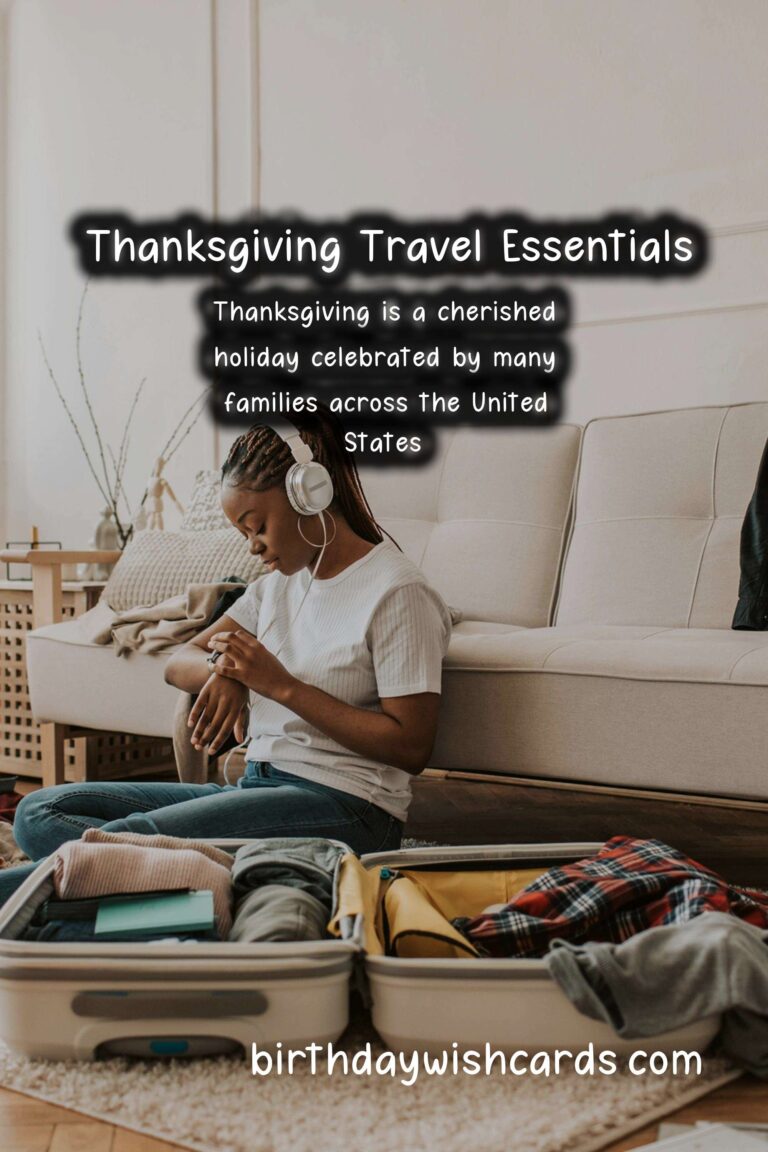 What to Pack for Thanksgiving Trips