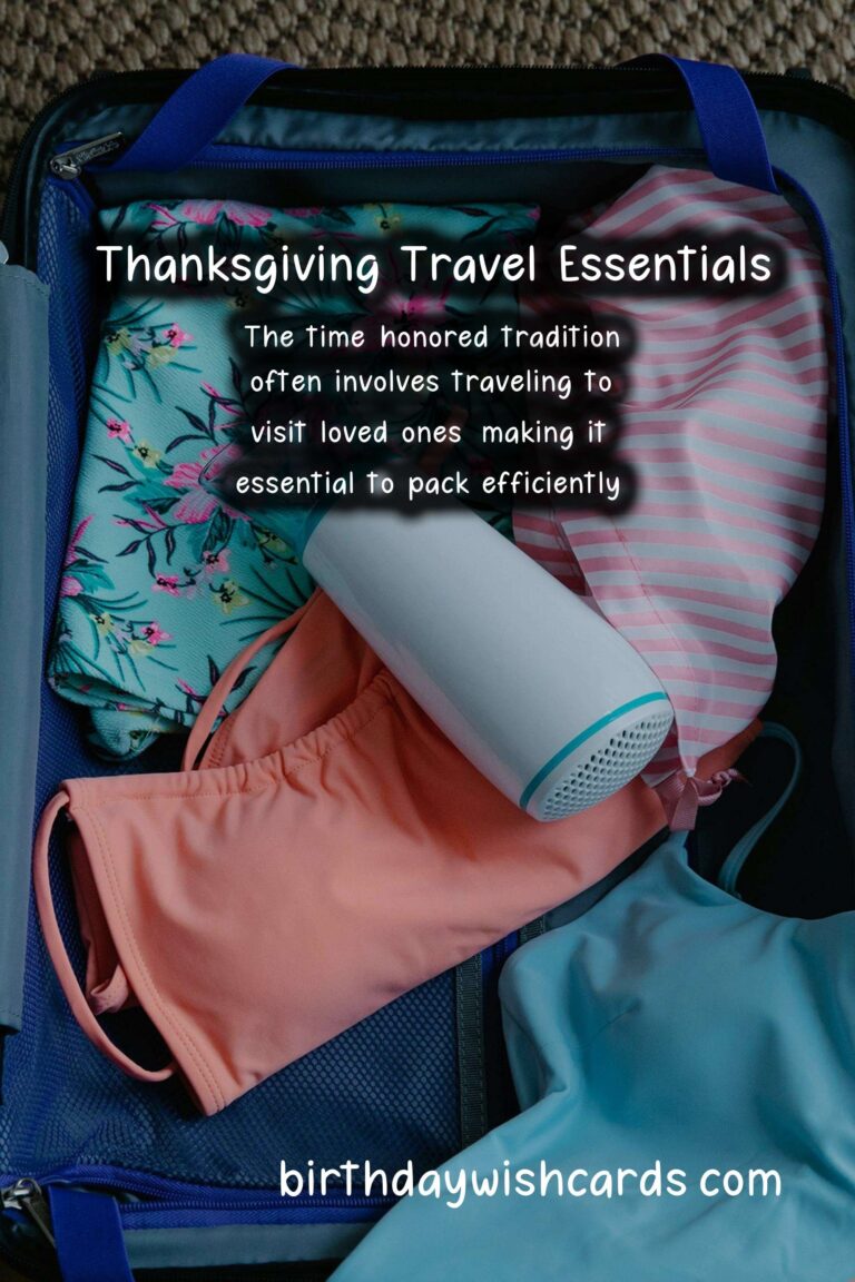 What to Pack for Thanksgiving Trips