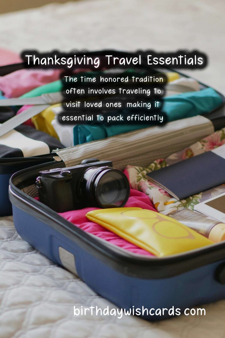 What to Pack for Thanksgiving Trips