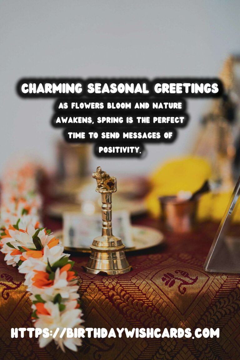 10 Charming Seasonal Greeting Ideas for Wishes & Greetings
