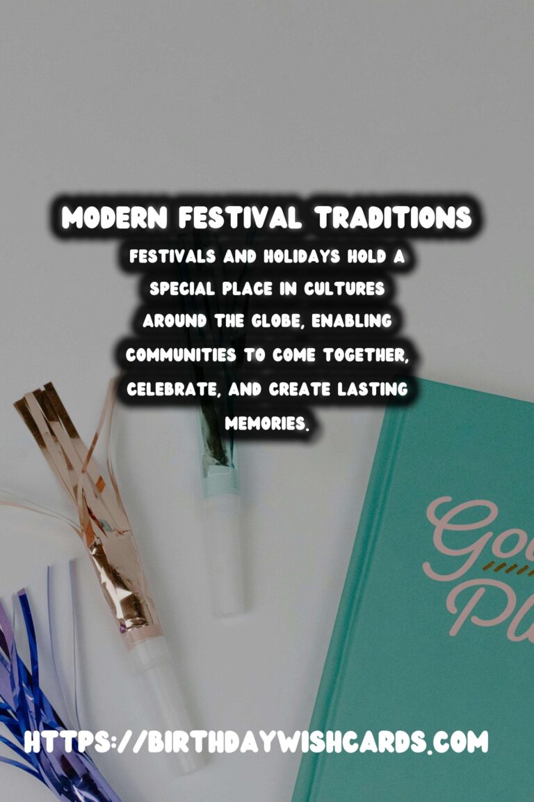 10 Modern Festival Traditions Around the World Ideas for Holidays & Festivals