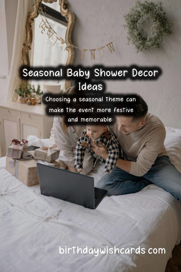 10 Seasonal Decor Ideas for a Memorable Baby Shower