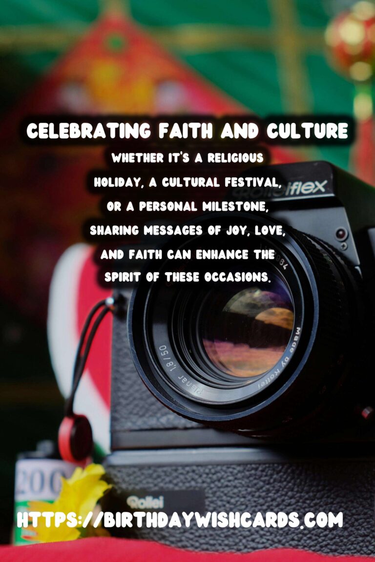 100 Elegant Faith Celebration Messages Ideas for Cultural & Religious Events
