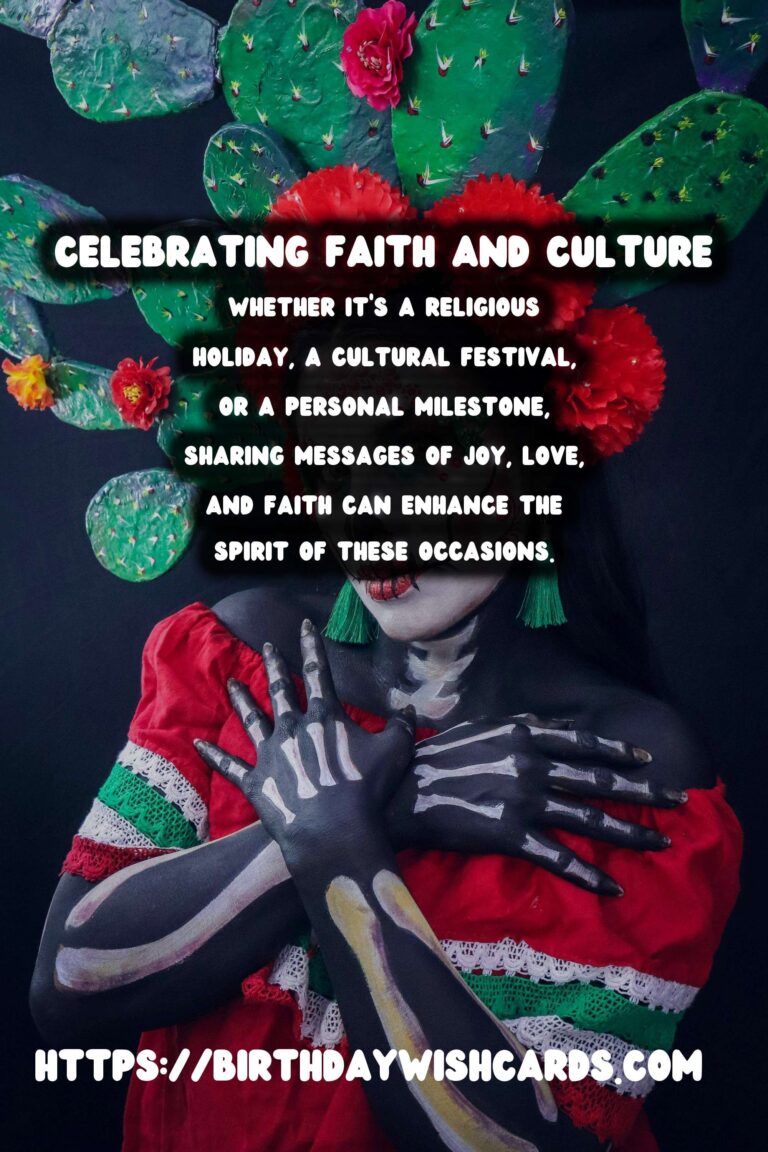100 Elegant Faith Celebration Messages Ideas for Cultural & Religious Events