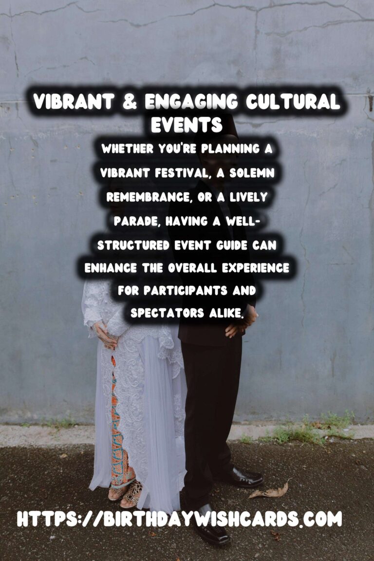 15 Colorful Cultural Event Guide Ideas for Cultural & Religious Events