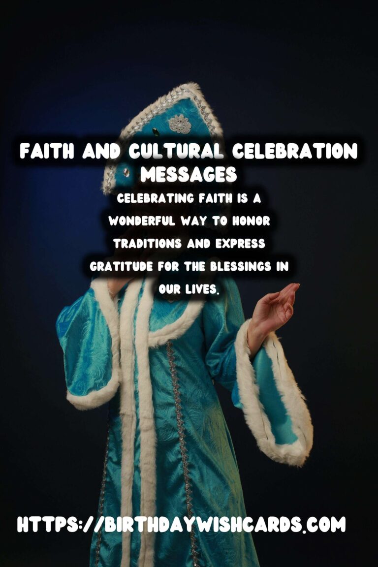 15 Effortless Faith Celebration Messages Ideas for Cultural & Religious Events