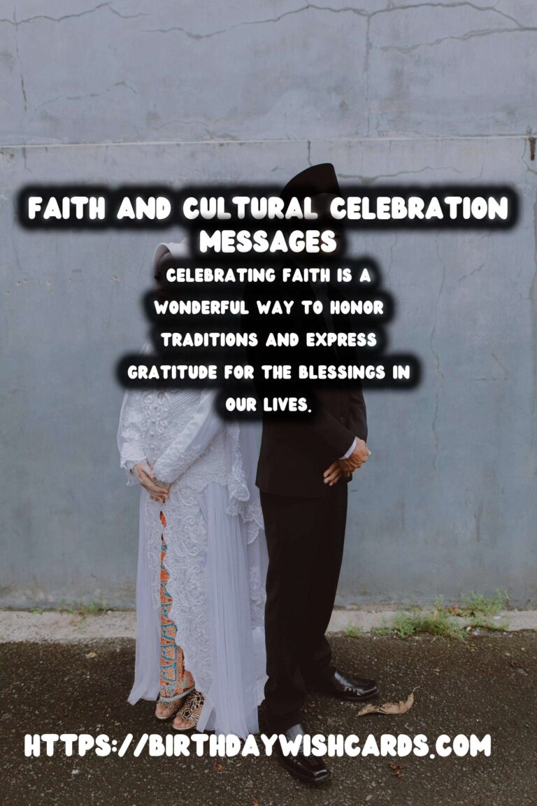 15 Effortless Faith Celebration Messages Ideas for Cultural & Religious Events