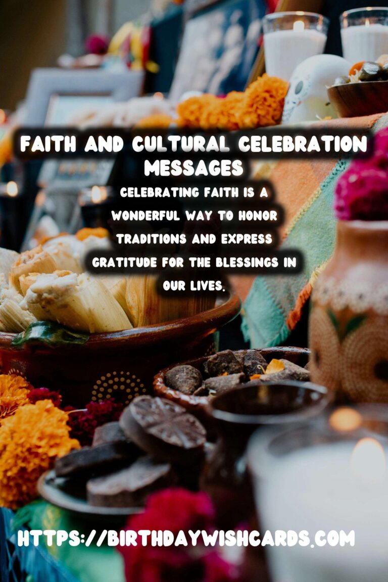 15 Effortless Faith Celebration Messages Ideas for Cultural & Religious Events