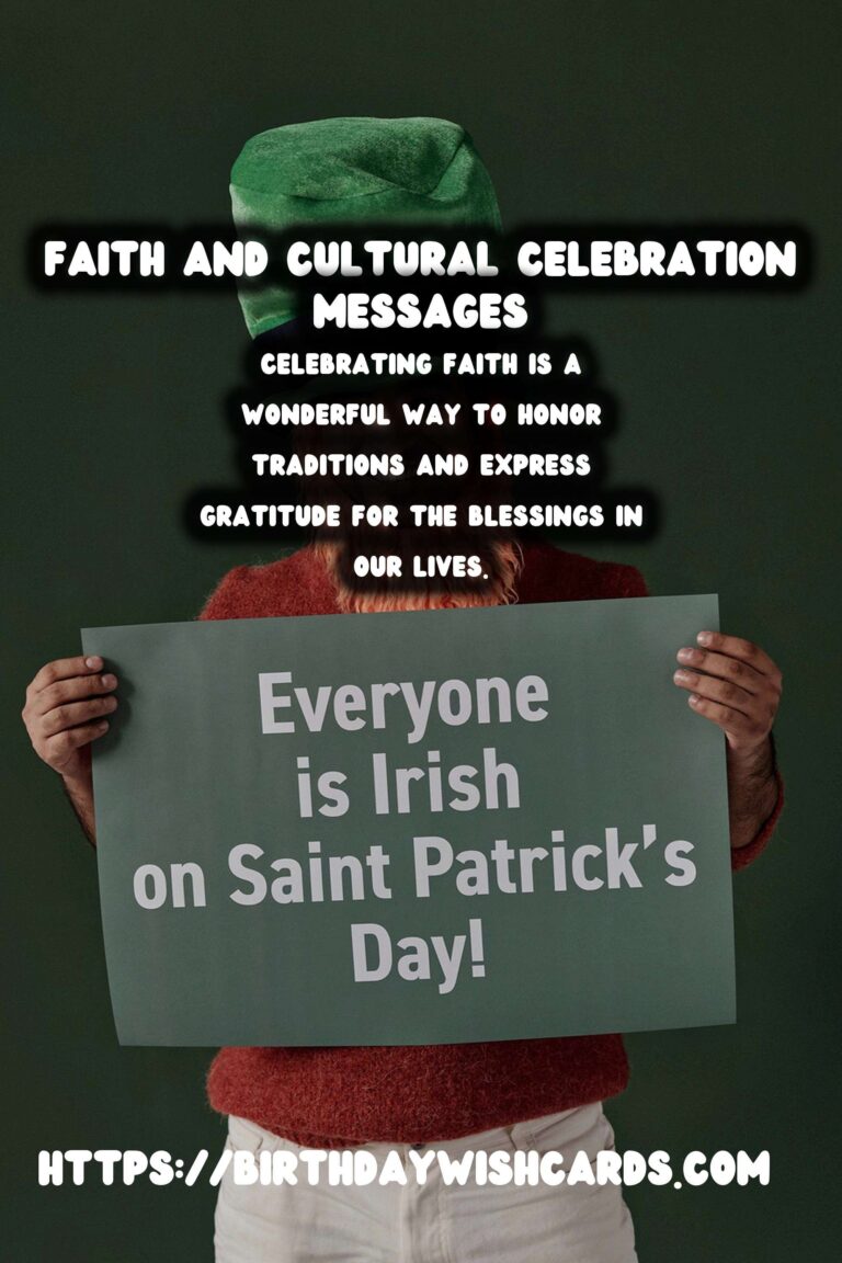 15 Effortless Faith Celebration Messages Ideas for Cultural & Religious Events