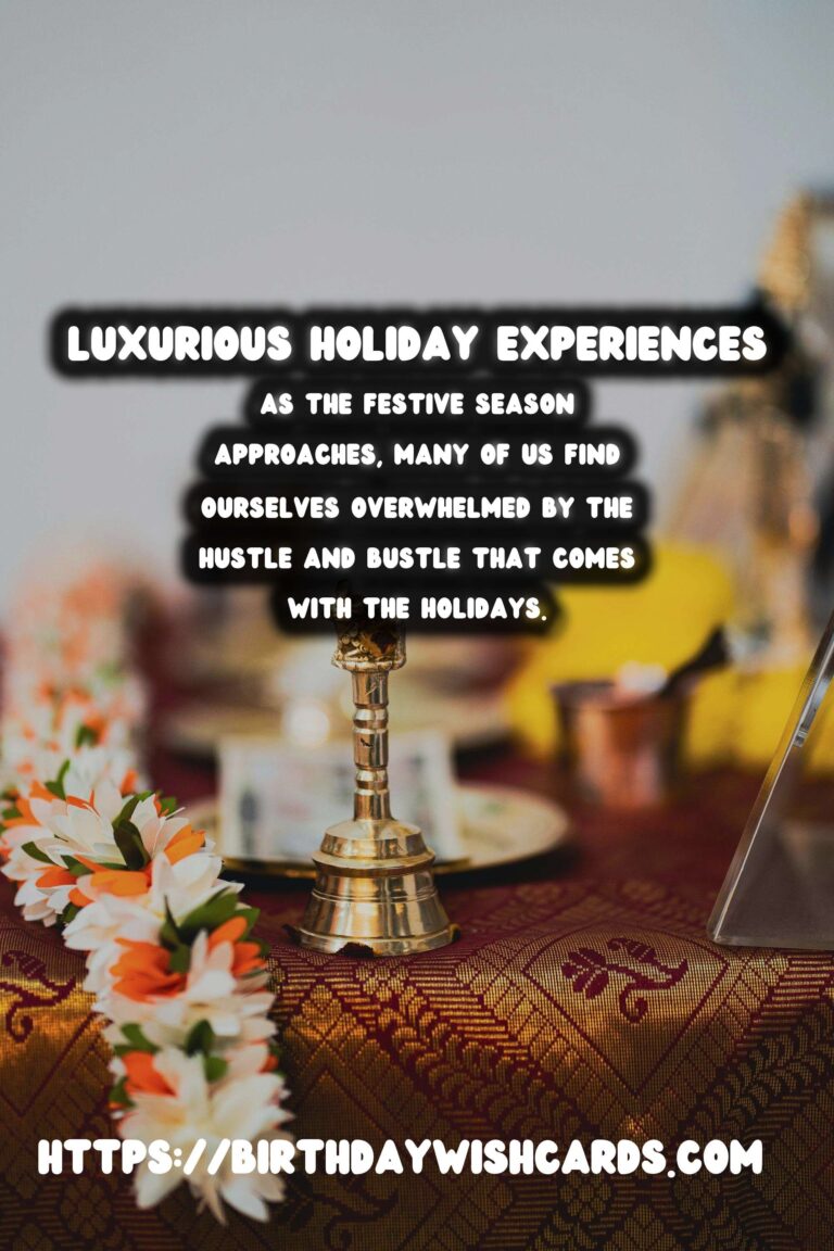 15 Luxurious Holiday Survival Guide Ideas for Holidays & Festivals