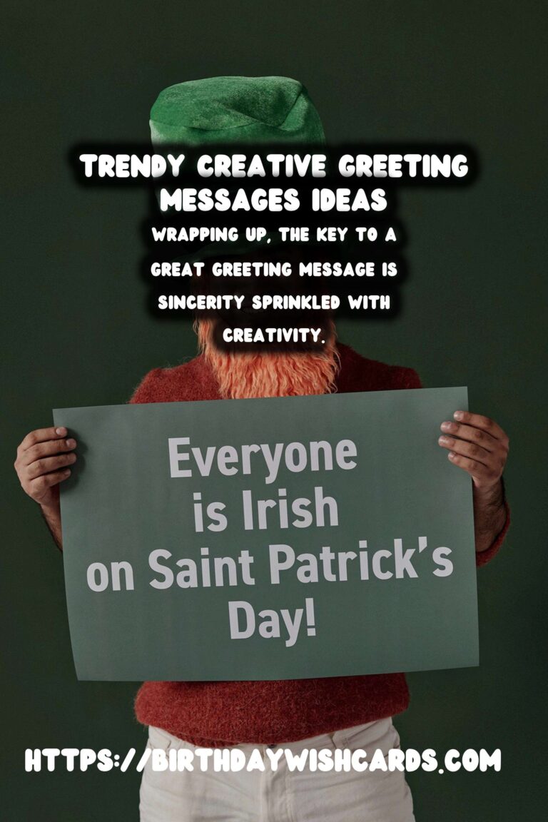 15 Trendy Creative Greeting Messages Ideas for Wishes & Greetings