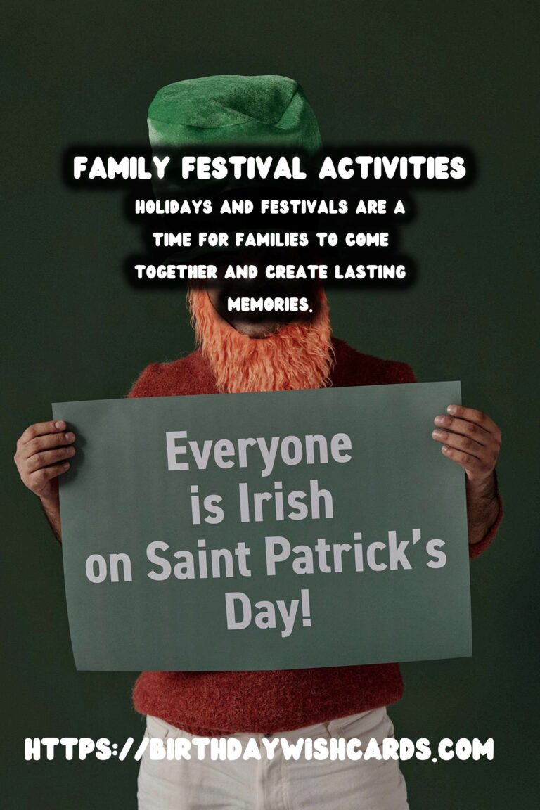 25 Unforgettable Festival Activities for Families Ideas for Holidays & Festivals