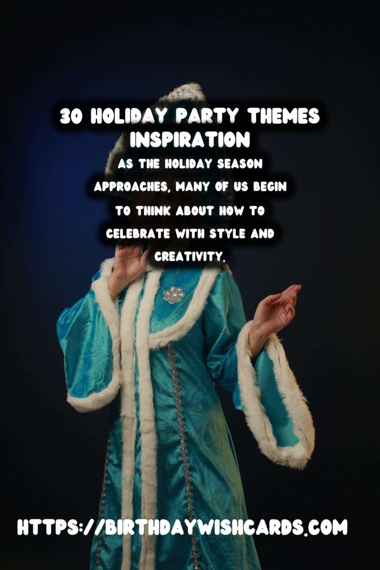 30 Best Holiday Party Themes Ideas for Holidays & Festivals