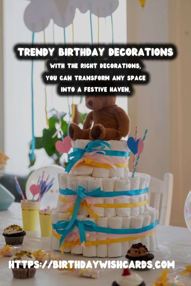 30 Trendy Birthday Decorations Ideas for Birthdays