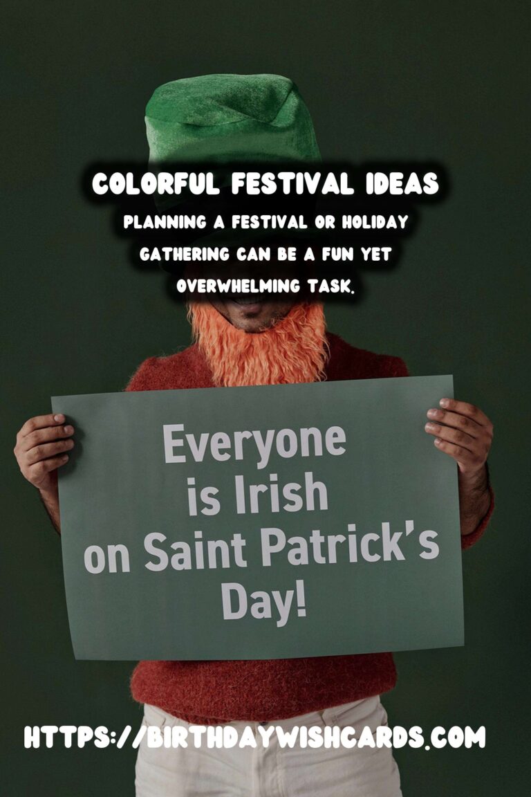 50 Colorful Festival Planning Guide Ideas for Holidays & Festivals