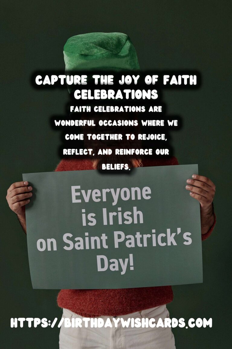 Amazing Faith Celebration Messages That Capture the Moment