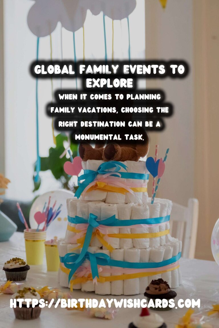 Amazing Global Event Inspiration For the Whole Family