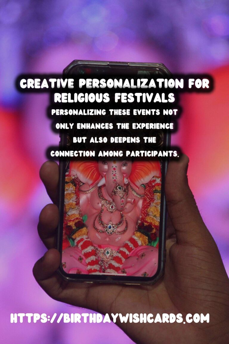 Amazing Ways to Personalize Religious Festival Themes
