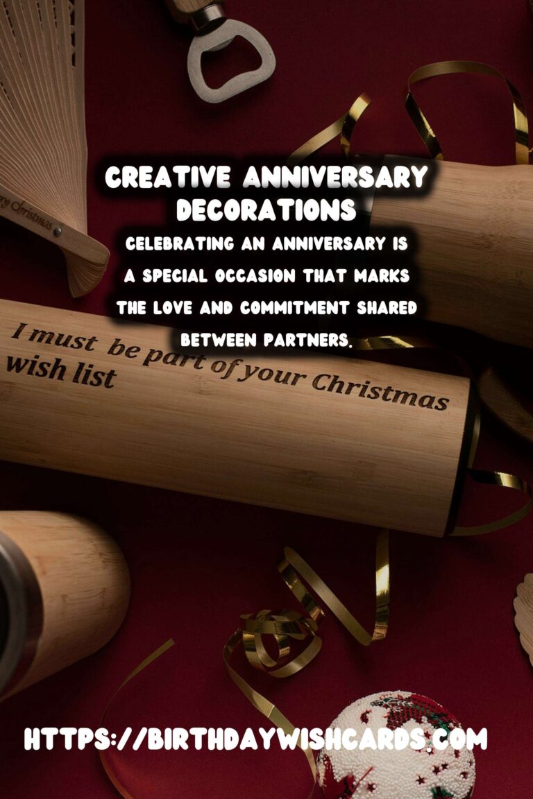 Authentic Anniversary Decoration Ideas That Reflect Your Style