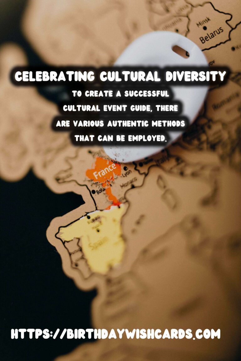 Authentic Ways to Organize a Cultural Event Guide