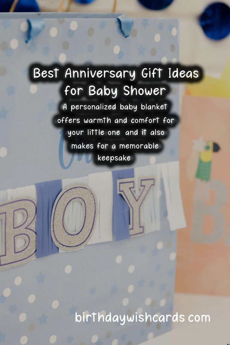 Best Anniversary Gift Ideas for Baby Shower
