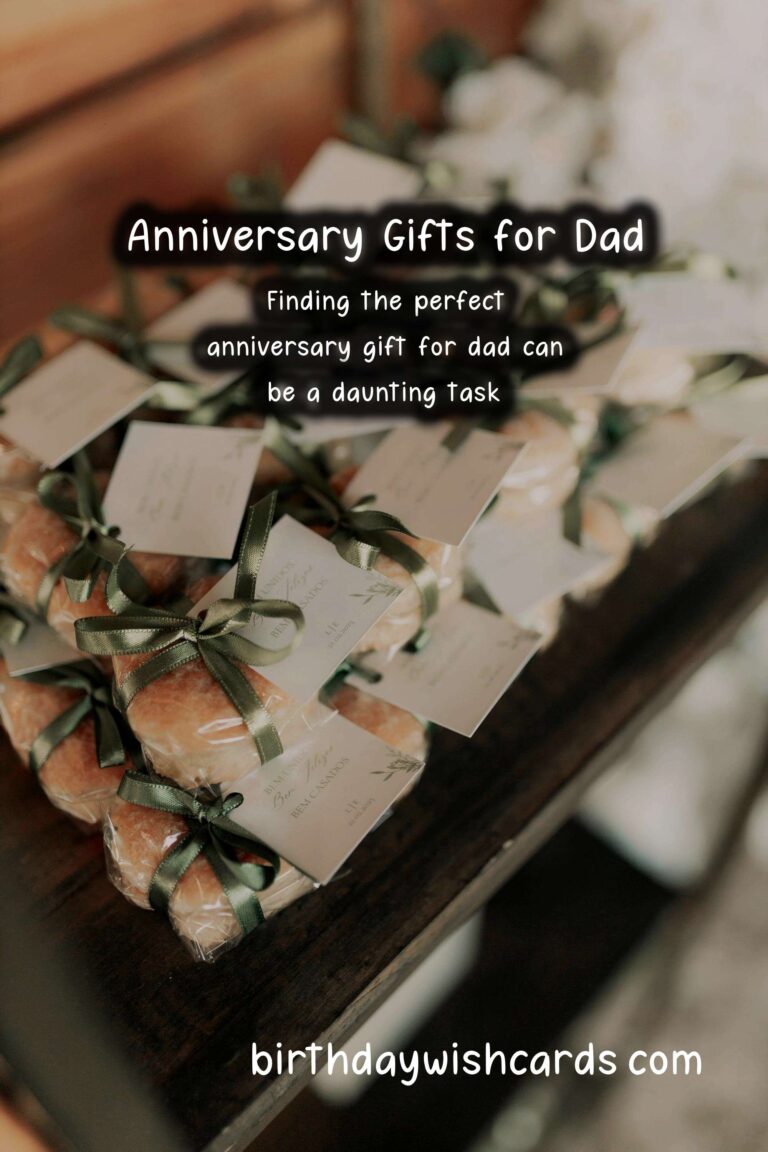 Best Anniversary Gift Ideas for Dad