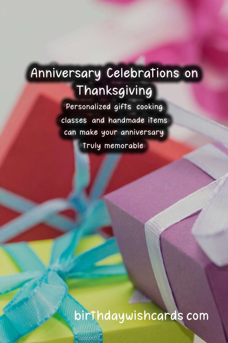 Best Anniversary Gift Ideas for Thanksgiving