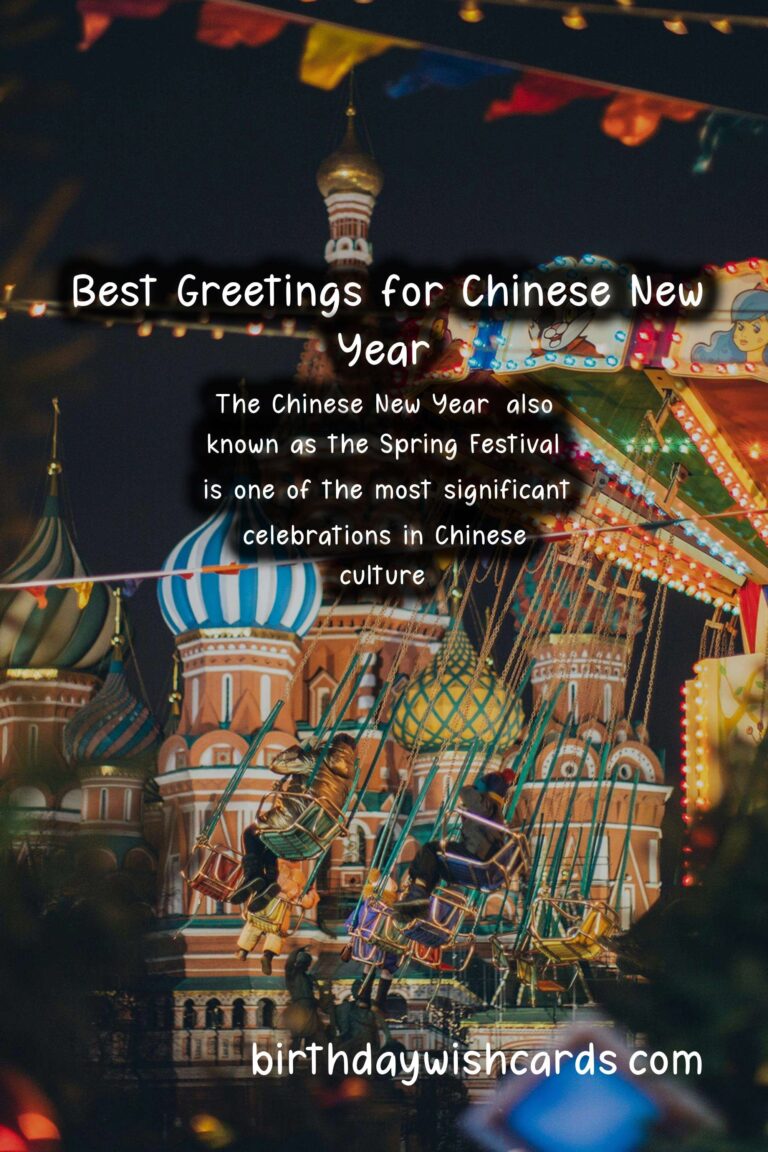 Best Greetings for Chinese New Year