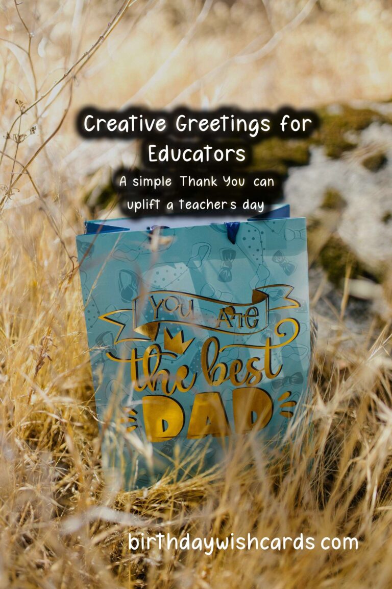 Best Greetings for Teachers: A Comprehensive Guide