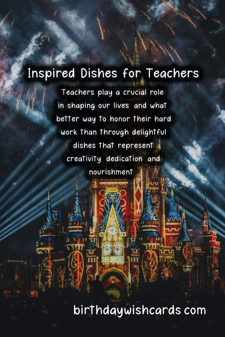 Best Recipes for Teachers-Inspired Dishes