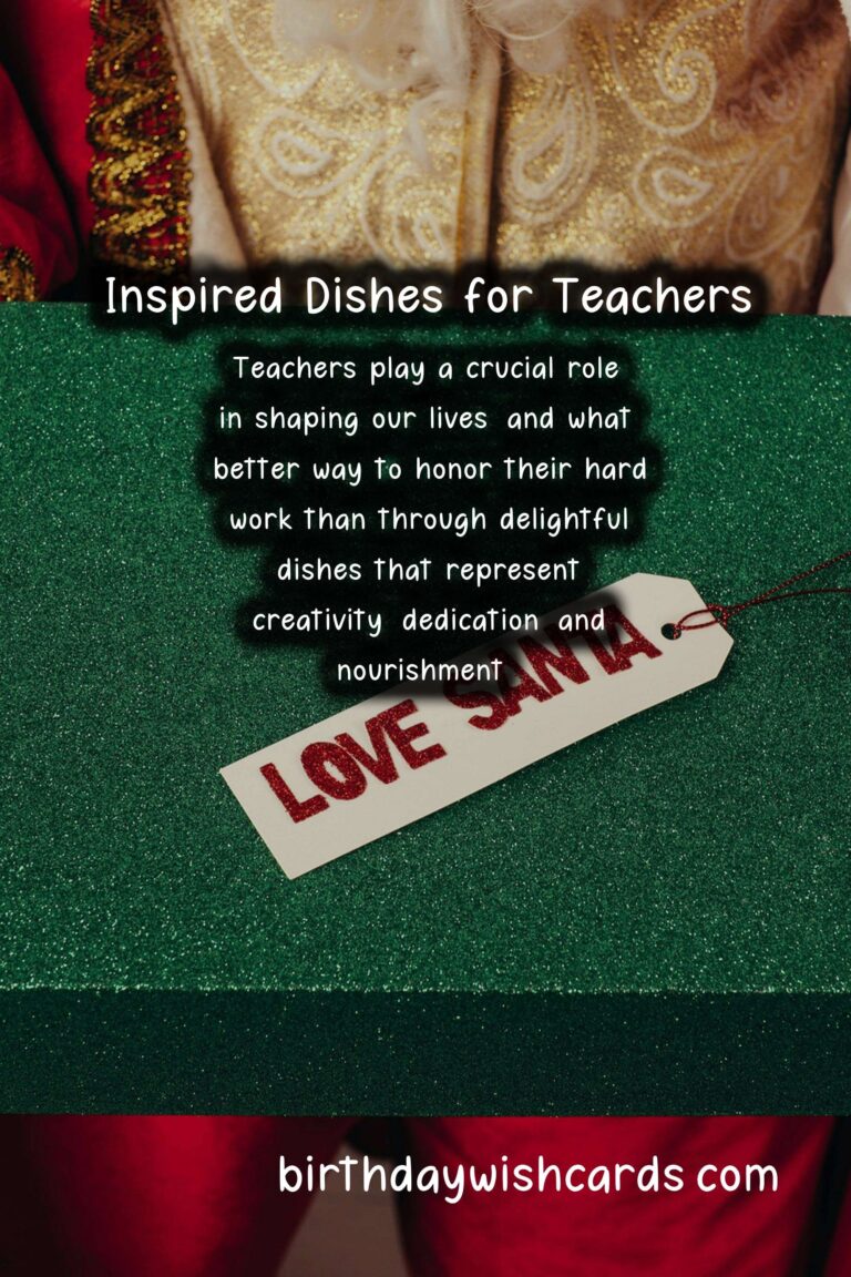 Best Recipes for Teachers-Inspired Dishes