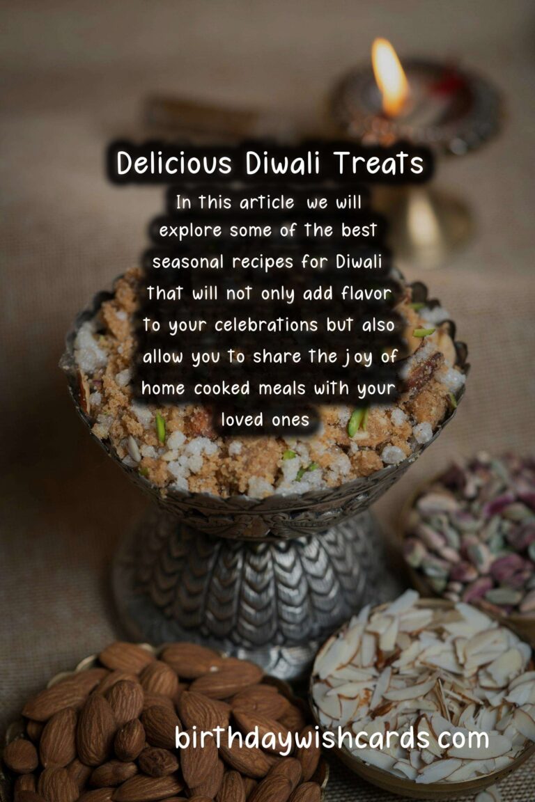 Best Seasonal Recipes for Diwali