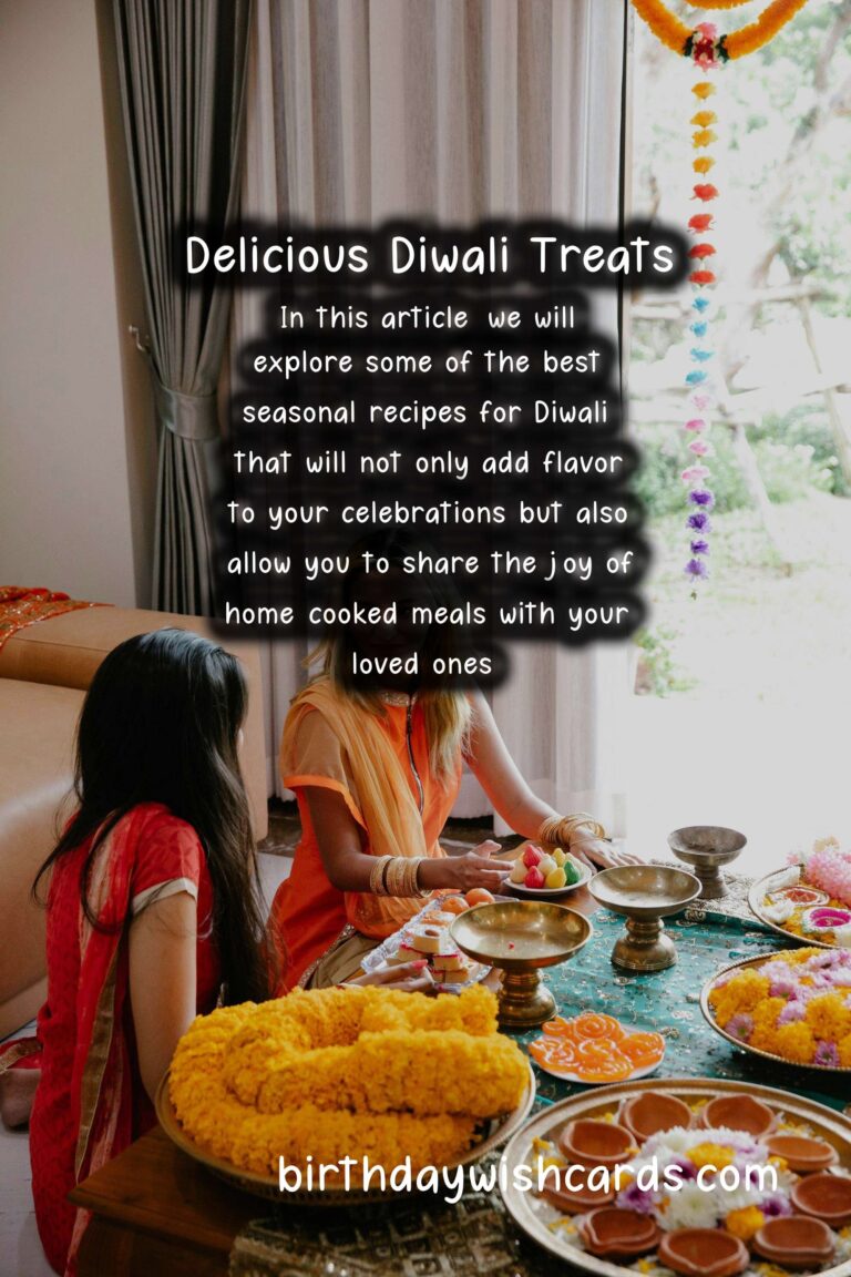 Best Seasonal Recipes for Diwali