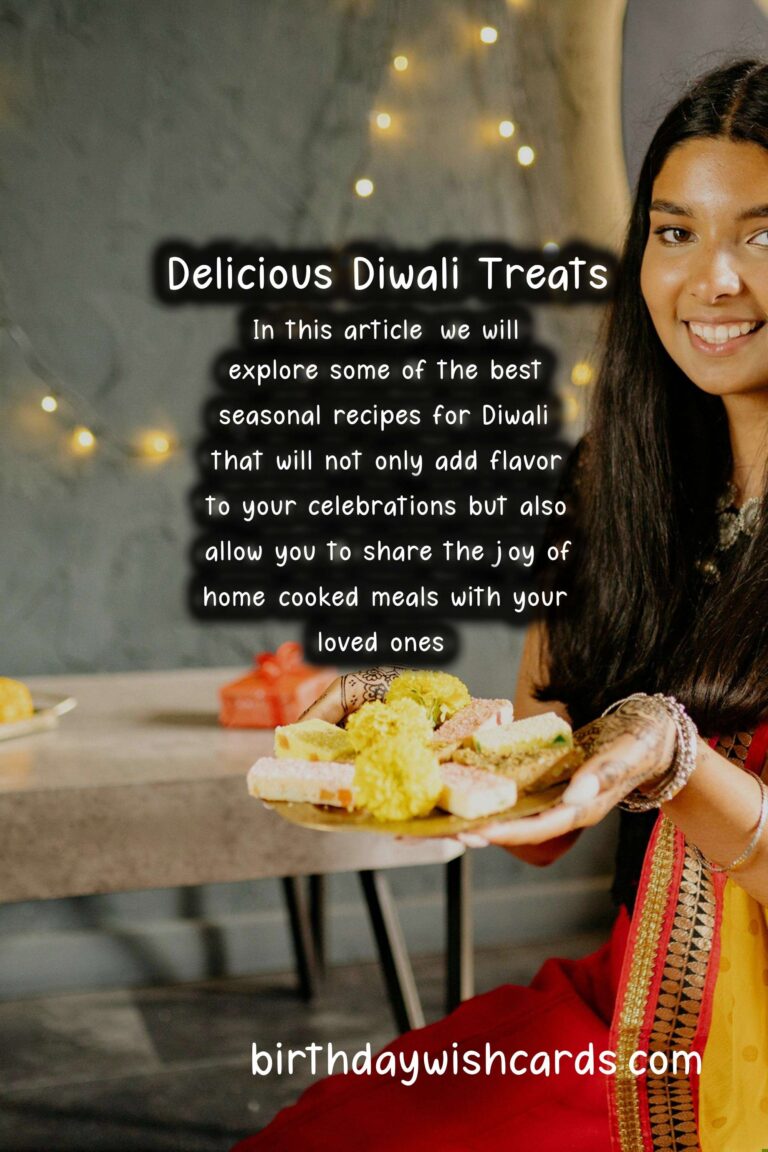 Best Seasonal Recipes for Diwali