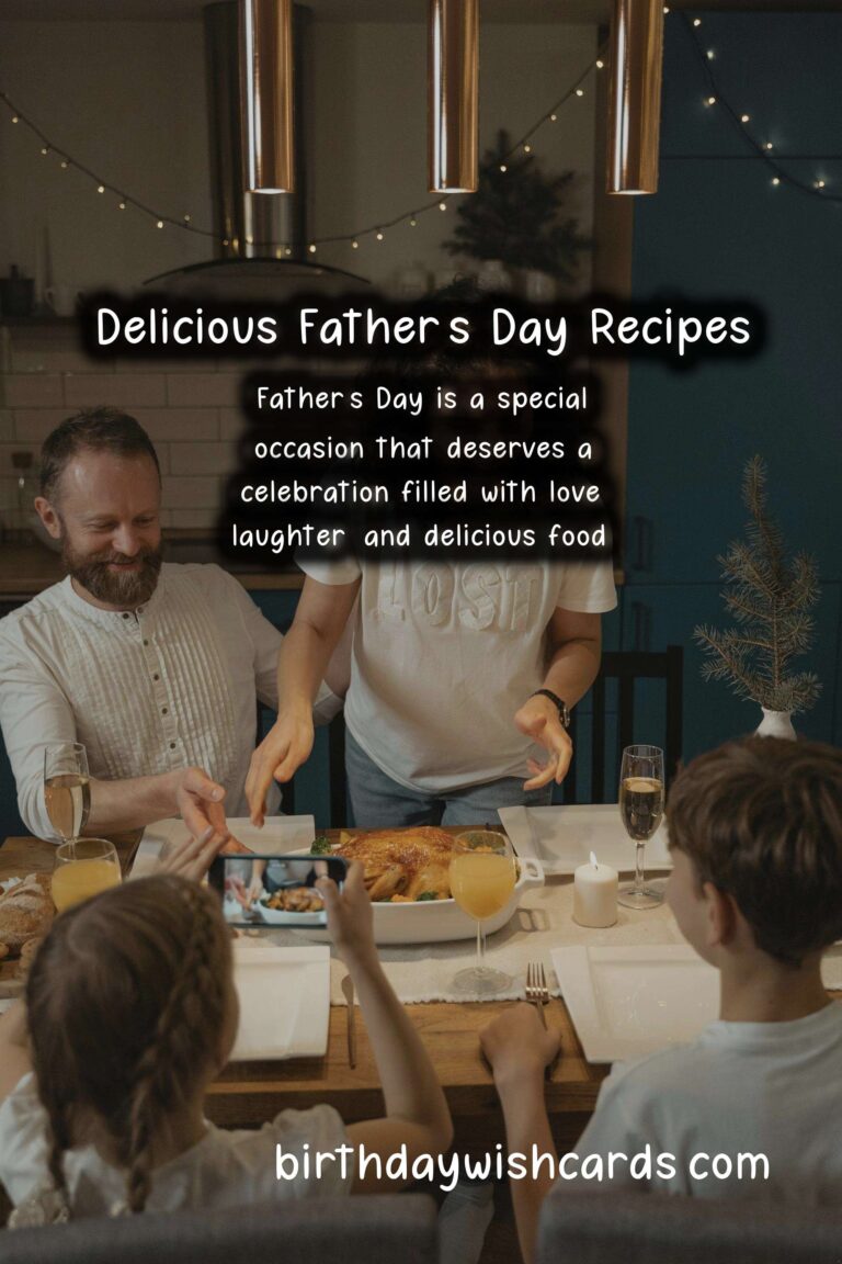 Best Seasonal Recipes for Father’s Day