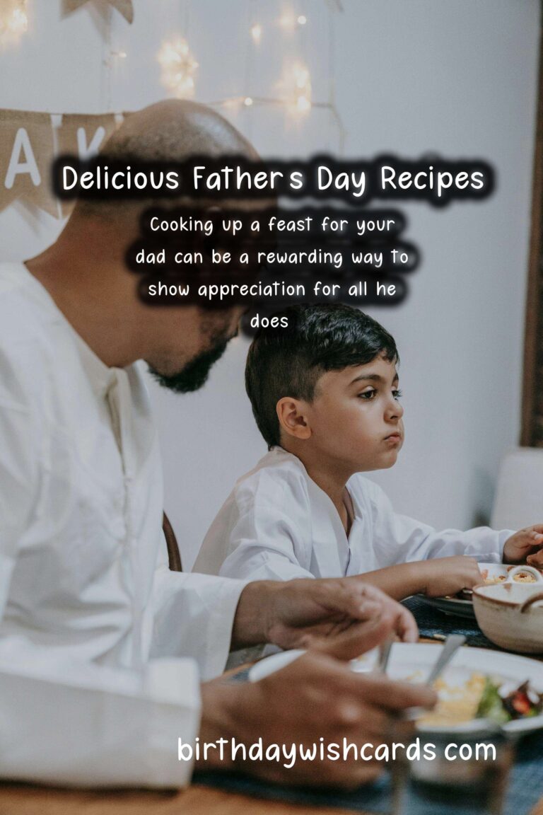 Best Seasonal Recipes for Father's Day