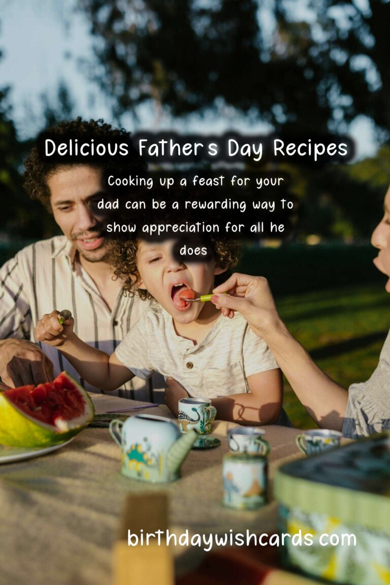 Best Seasonal Recipes for Father's Day