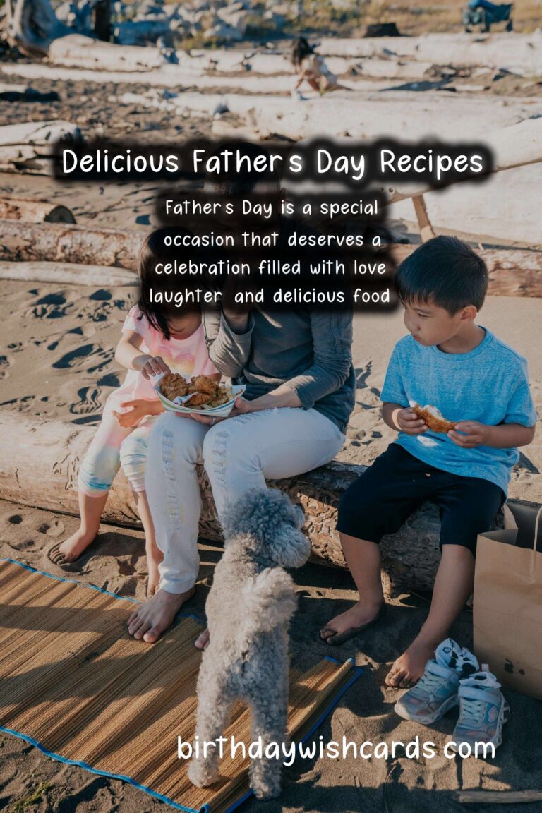 Best Seasonal Recipes for Father's Day