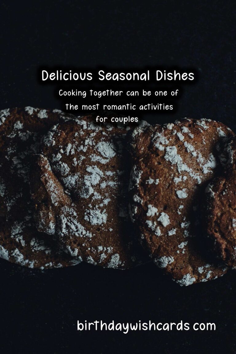 Best Seasonal Recipes for Lovers
