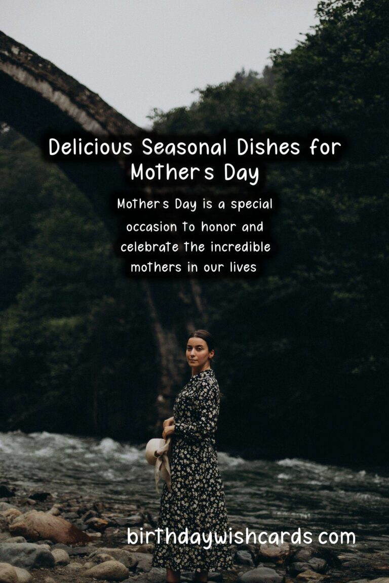 Best Seasonal Recipes for Mother's Day
