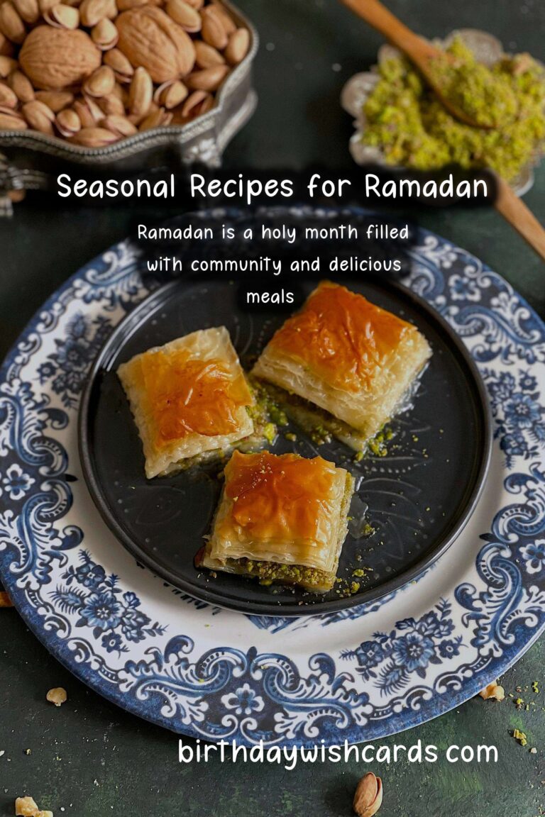 Best Seasonal Recipes for Ramadan